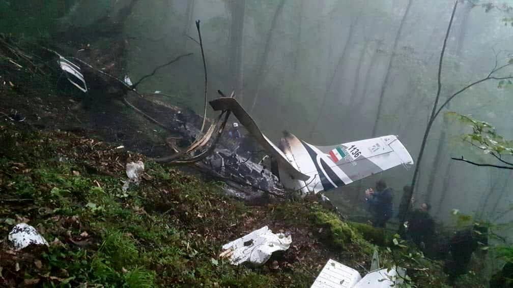 اولین تصویر از پیکر جانباختگان سقوط بالگرد حامل رئیس جمهور + عکس