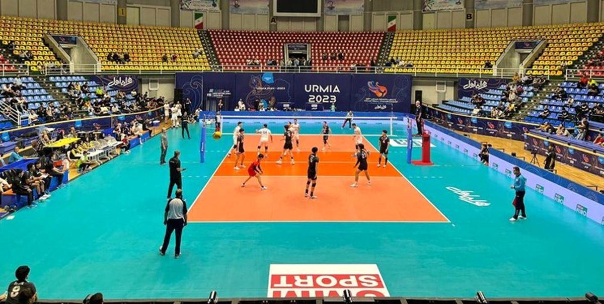 پیروزی تیم ملی والیبال ایران برابر ژاپن