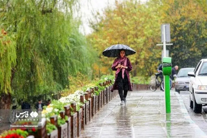 هوای این ۵ استان بارانی می‌شود