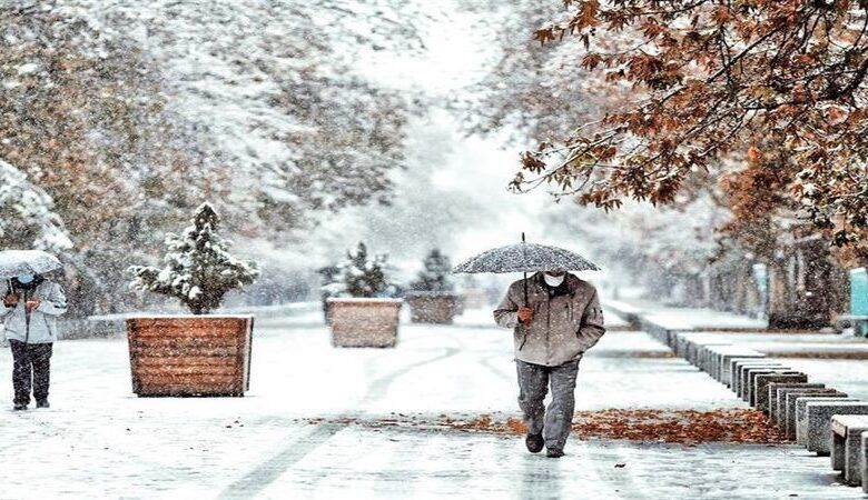 ارتفاع برف در این استان به ۳۰ سانتی متر رسید! 