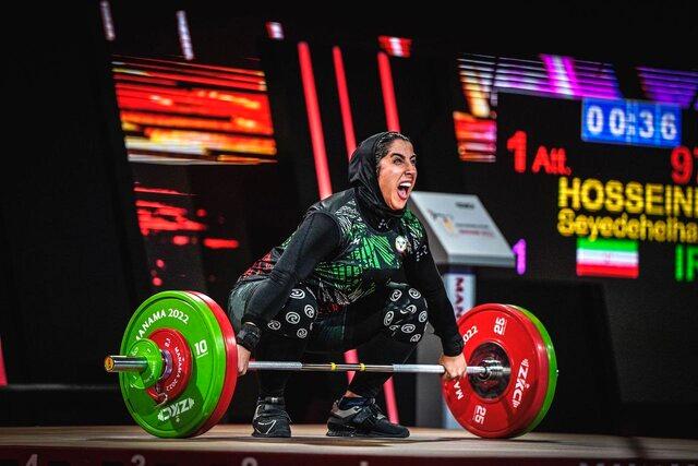 قهرمانی دختر وزنه‌بردار ایرانی در آسیا
