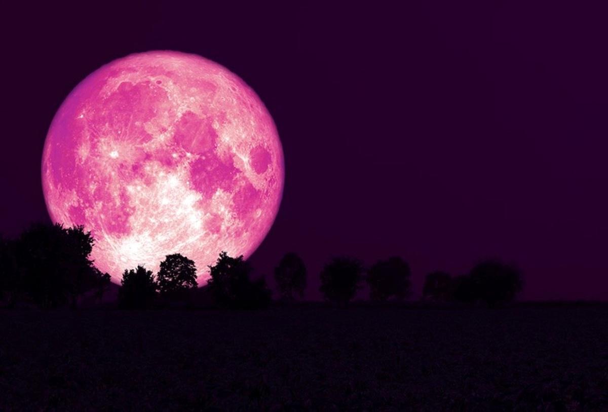 امشب ماه صورتی می‌شود؛ ماه چه ساعتی صورتی می شود؟