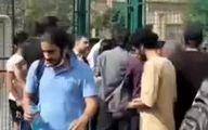 جزئیات درگیری شدید بین دانشجویان دانشگاه تهران با حراست در زمین فوتبال + ویدئو