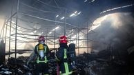 آتش‌سوزی گسترده در پاساژ ایران زمین