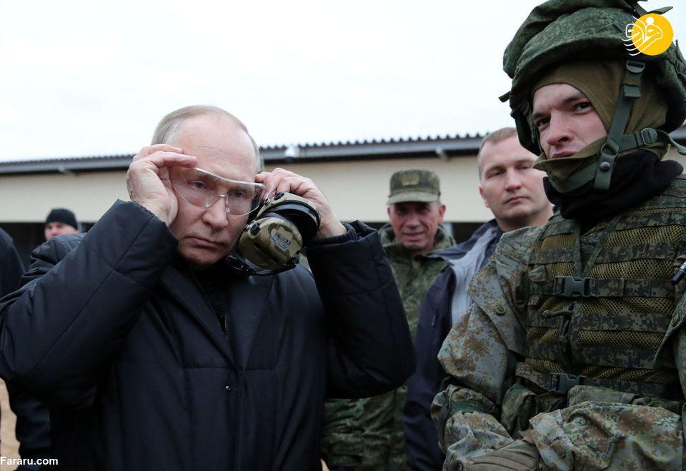 تیراندازی جالب پوتین در تمرین آماده سازی جنگ با اوکراین / ویدئو و تصویر