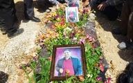 پیکر حسین عبدالباقی به خاک سپرده شد | تصویر