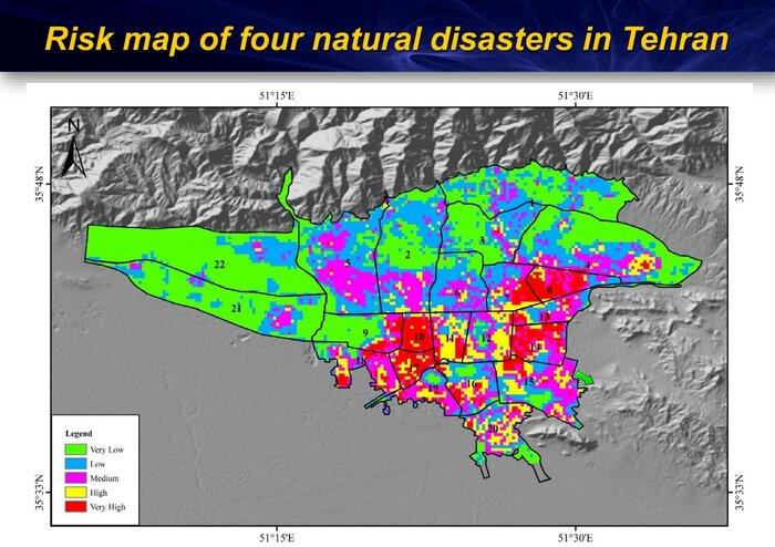 همه چیز درباره نقاط زلزله‌خیز  مناطق ۲۲‌گانه تهران | نقشه  و تصاویر مهم از گسل‌های تهران، ماهدشت و جنوب اشتهارد