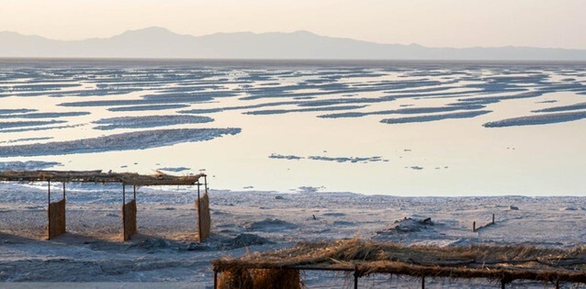 دریاچه ارومیه دریای آب شد/افزایش ۴۷ سانتی‌متری تراز دریاچه ارومیه