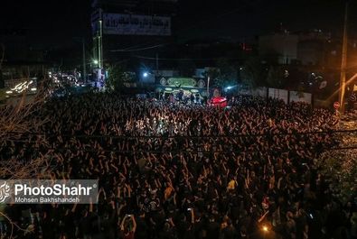 مراسم علم کشی مهاجران افغانستانی در مشهد