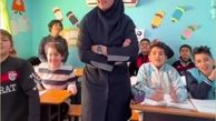 ویدئویی جالب و جذاب از کلاس درس معلم قائمشهری 
