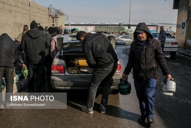صف طویل گاز در مشهد