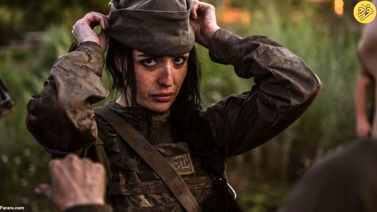 تصاویر آماده‌سازی زنان اوکراینی در ارتش اوکراین