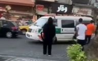 پرت شدن یک زن از ماشین پلیس در رشت | ماجرا چه بود؟ واکنش پلیس + ویدئو
