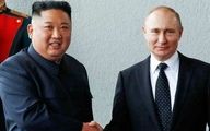 فیلم/لحظه دیدار و خوش و بش پوتین و رهبر کره شمالی