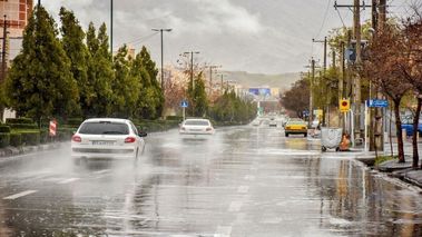 رودخانه خشک شیراز، پر آب شد+فیلم