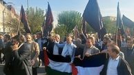راهپیمایی نمایندگان مقابل مجلس برای فلسطین|عکس