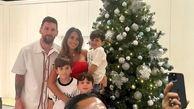 ببینید| شوخی کاربران با عکس کریسمس مسی و خانواده اش