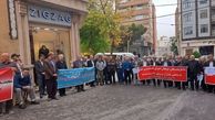 تجمع اعتراضی بازنشستگان تامین اجتماعی، کشوری و معلمان در کرمانشاه