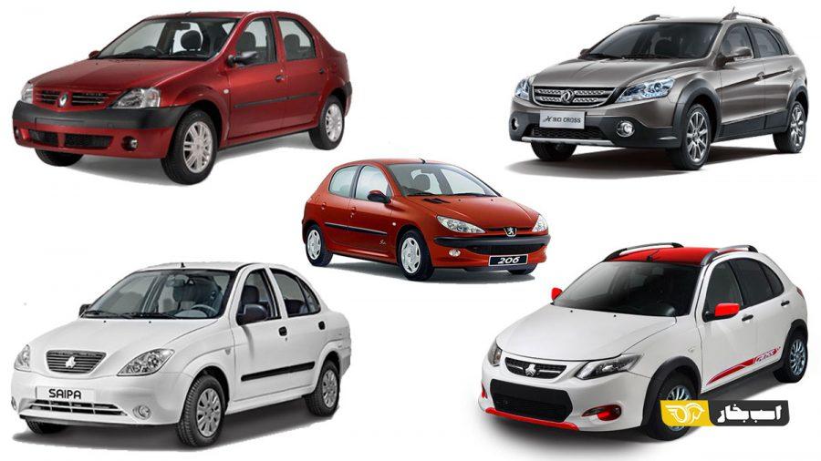 قیمت خودروهای داخلی در بازار آزاد مشخص شد!