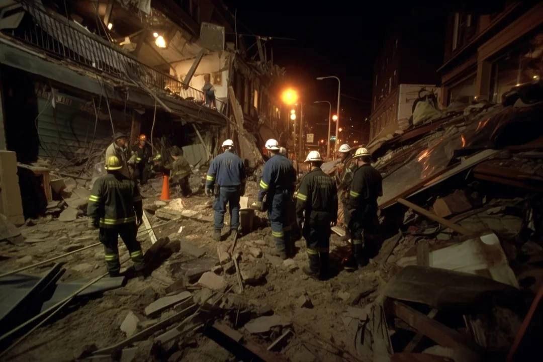 تصاویری ترسناک از یک زلزله مرگبار ۹.۱ریشتری