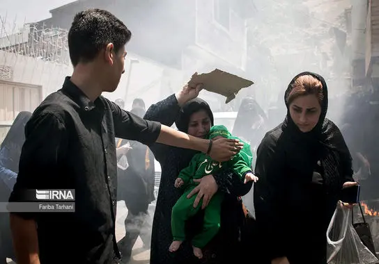 عزاداری بانوانِ نقابزده در «چهل منبر» لرستان 25