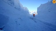 ساخت تونل‌های برفی در ترکیه +فیلم