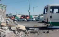 گزارش تسنیم از حادثه حمله با اتوبوس به کلانتری ۱۶ زاهدان + فیلم