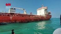 توقیف نفتکش خارجی توسط نیروی دریایی سپاه در خلیج فارس + فیلم