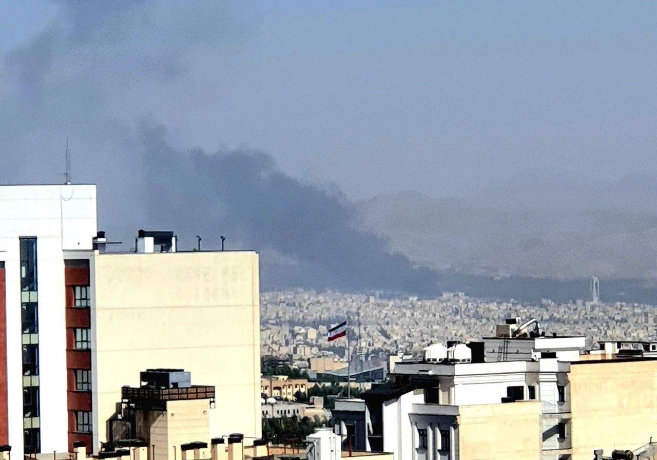 آتش سوزی یک کارگاه ‎صنعتی در‌ ‎تهرانپارس 
