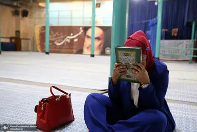 زن اهل کنگو در خانه امام