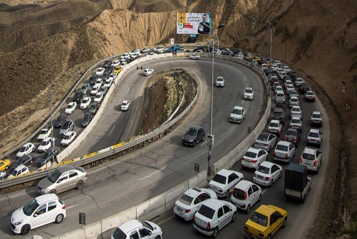 مسافران جاده چالوس حبس شدند / ویدئو