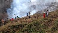 اراضی جنگلی نکا و گلوگاه در آتش سوختند