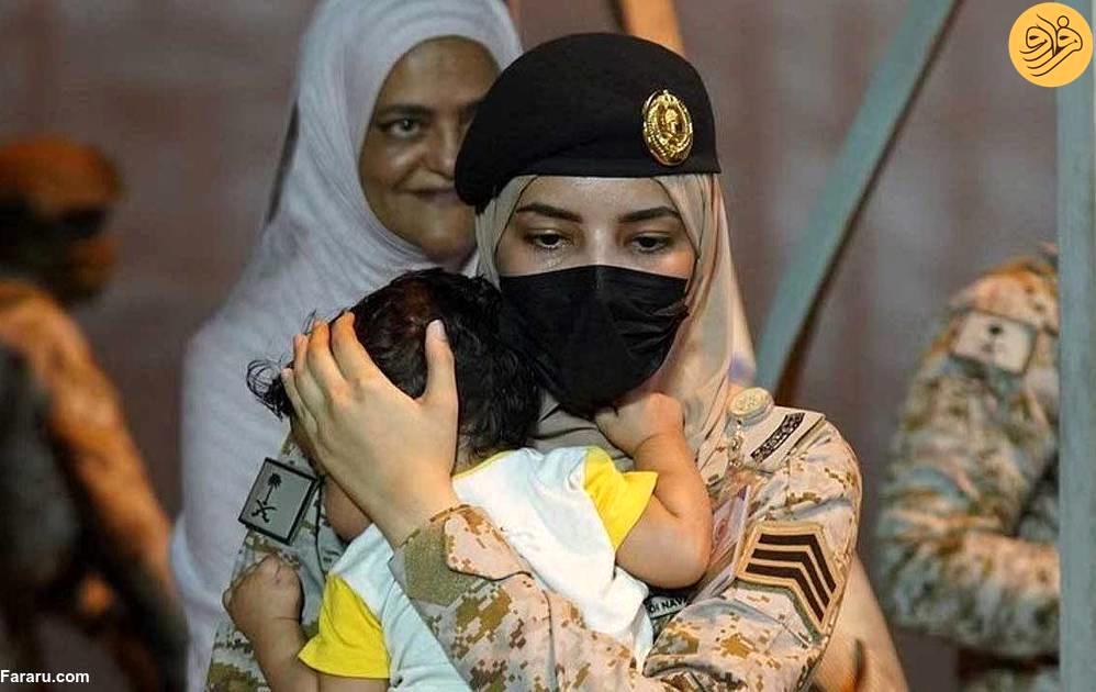 این زن ارتشی حسابی جنجال به پا کرد+عکس