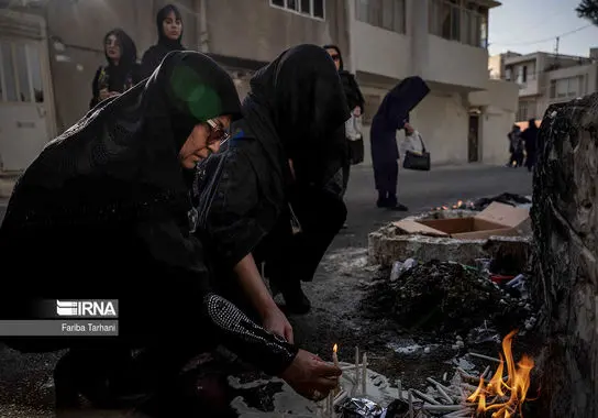 عزاداری بانوانِ نقابزده در «چهل منبر» لرستان 18