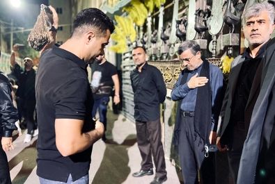 مراسم تاسوعا احمدی نژاد