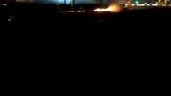 آتش سوزی در قطار مسافری گرمسار-تهران 