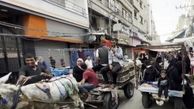 فاجعه سوختی در غزه | الاغ‌ها به جای ماشین در خیابان‌های غزه +تصاویر