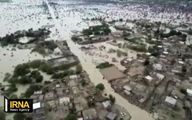 ویدئو هوایی از وضعیت شوکه‌کننده سیل سیستان و بلوچستان
