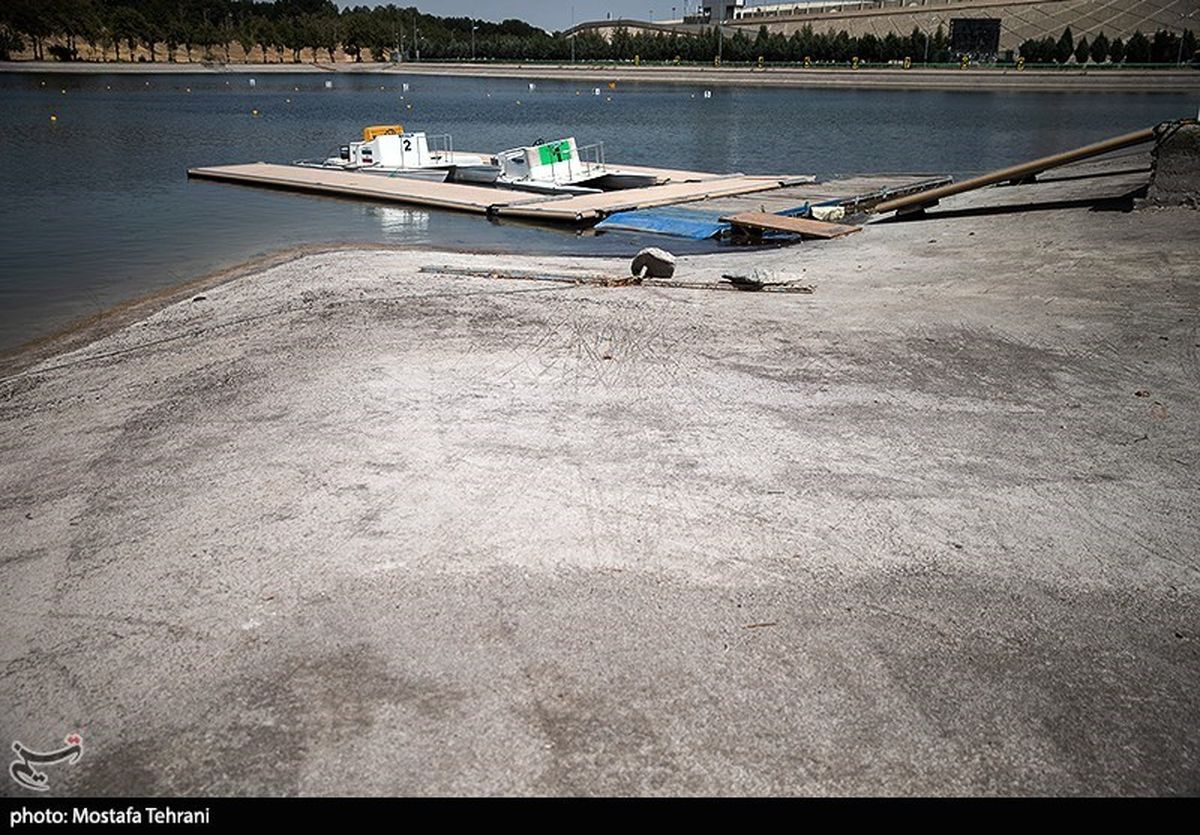 ببینید| دریاچه آزادی در کم عمق‌ترین روزهای خود