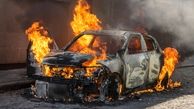 خودروی رییس هیات فوتبال ساوه به آتش کشیده شد