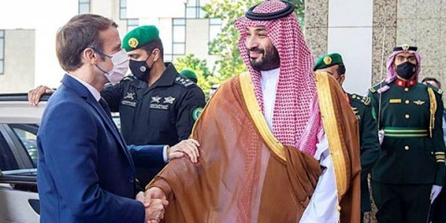 بن سلمان و مکرون دیدار می کنند