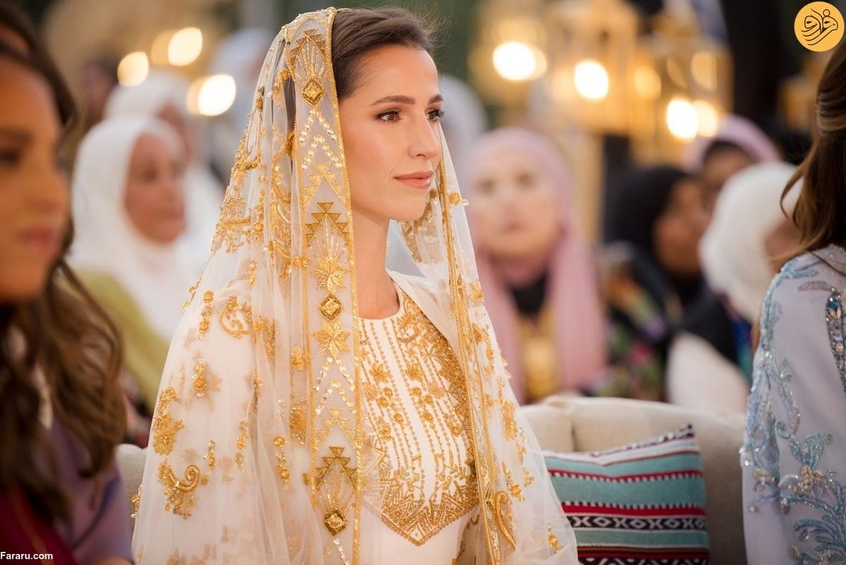 یک مراسم حنابندان عروس عربستانی در خانواده سلطنتی اردن | تصاویر 
