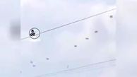 سقوط وحشتناک چترباز در تمرین نیروهای ویژه از ارتفاع 500متری + فیلم