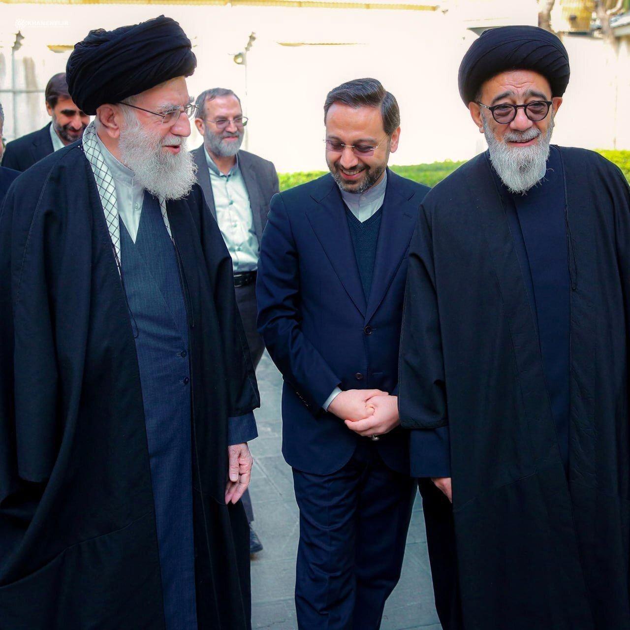 تصاویر دیده نشده از رئیسی، آل هاشم، امیرعبداللهیان، مالک رحمتی و موسوی در کنار رهبر انقلاب + عکس