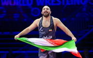 امیرحسین زارع طلایی شد قهرمانی مقتدرانه کشتی آزاد ایران در آسیا 
