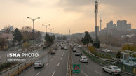 کیفیت هوای تهران در ۲۱ ایستگاه در وضعیت «آلوده»