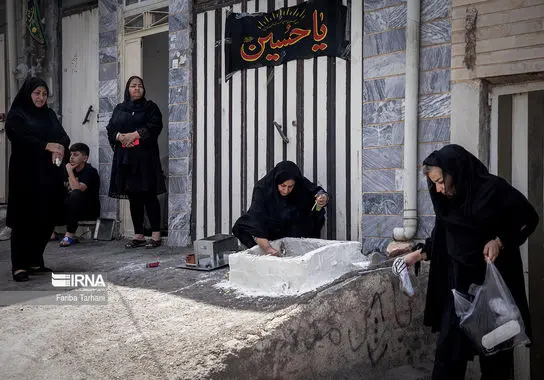 عزاداری بانوانِ نقابزده در «چهل منبر» لرستان 26
