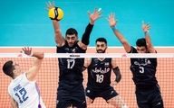 پیروزی والیبالیست‌های ایران مقابل قطر 