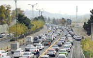 آخرین وضعیت ترافیکی تهران | اتوبان مدرس سنگین ترین محور بزرگراهی