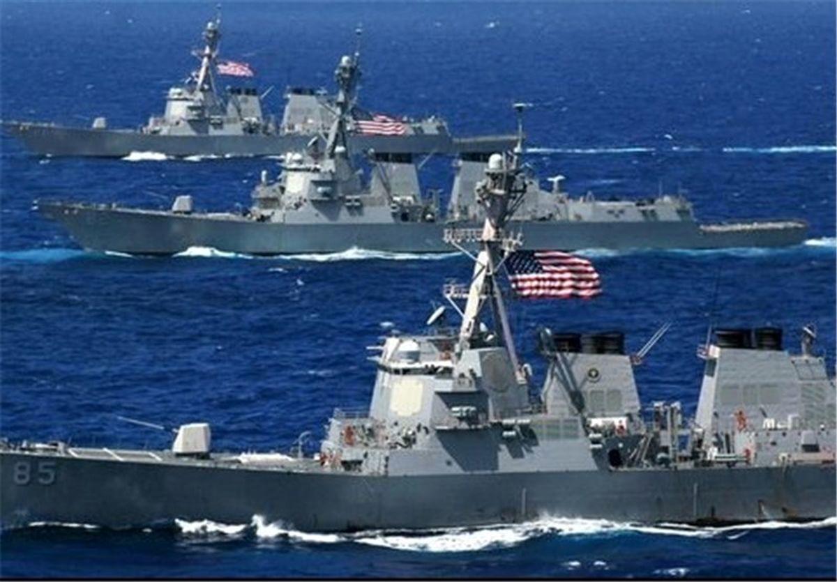 زورآزمایی دریایی ایران و آمریکا در خلیج فارس / رصد شناورهای نظامی ایران توسط ناوها و پهپادهای  آمریکایی

